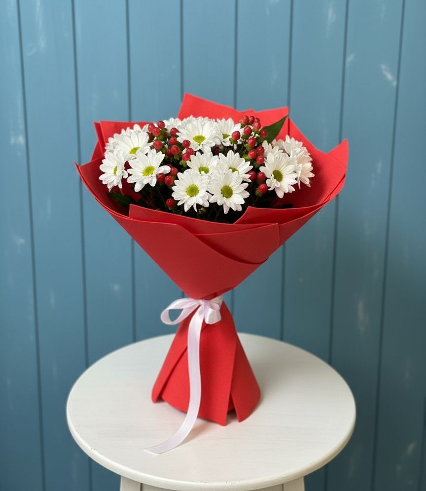 Букет цветов из: Хризантемы в Астрахани