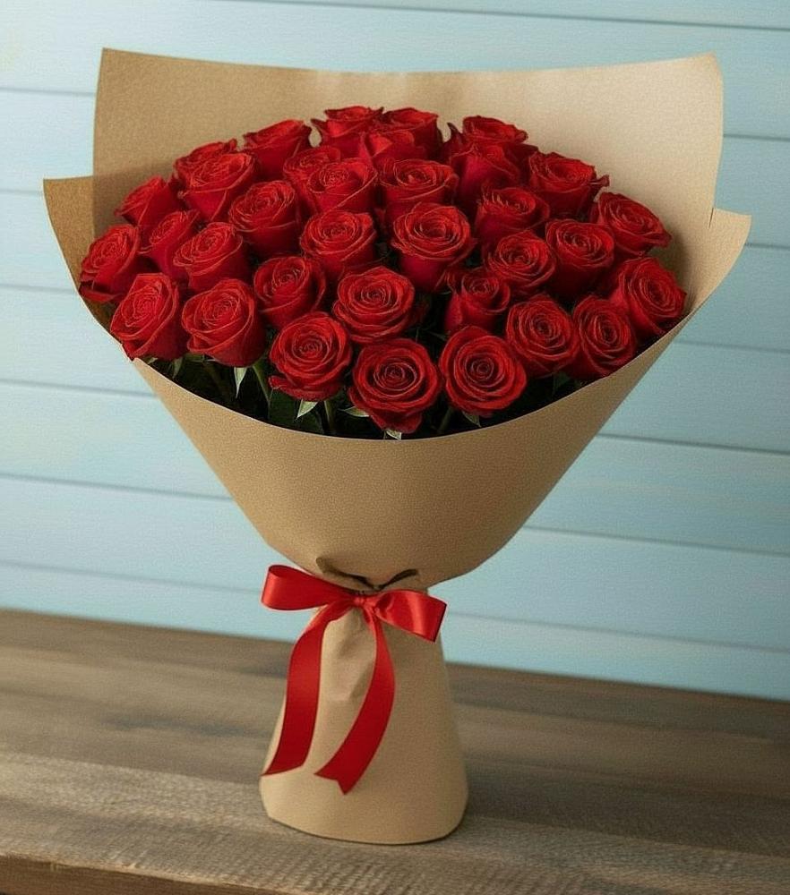 Букет Красные розы Милано в Астрахани