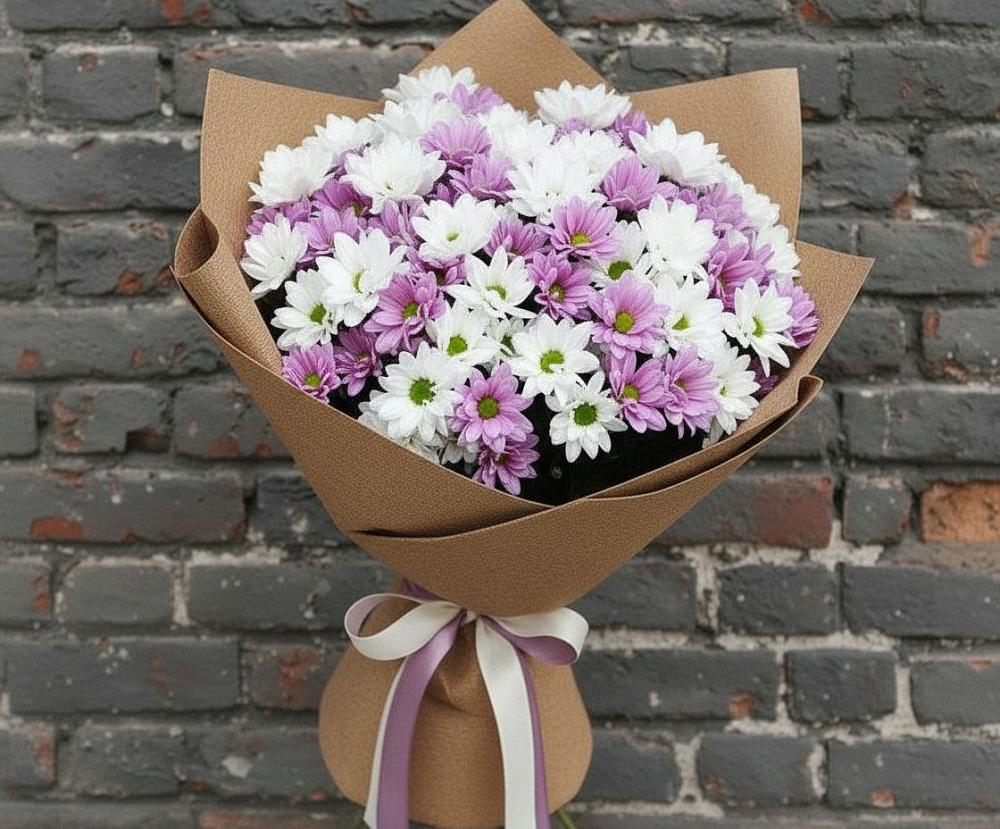 Букет цветов из: Хризантемы в Астрахани
