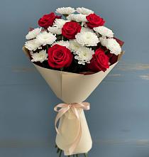 Букет цветов из:  Розы и Хризантемы в Астрахани