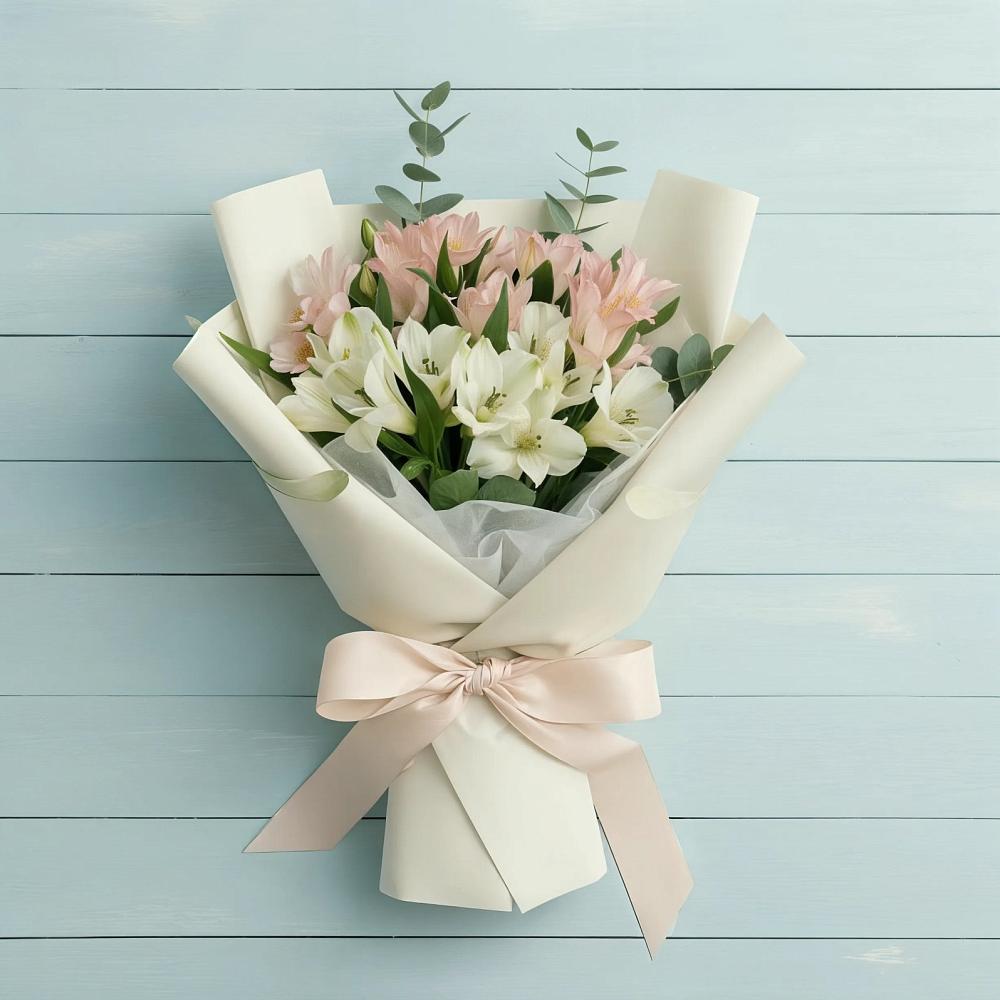 Букет цветов из: Альстромерии в Астрахани